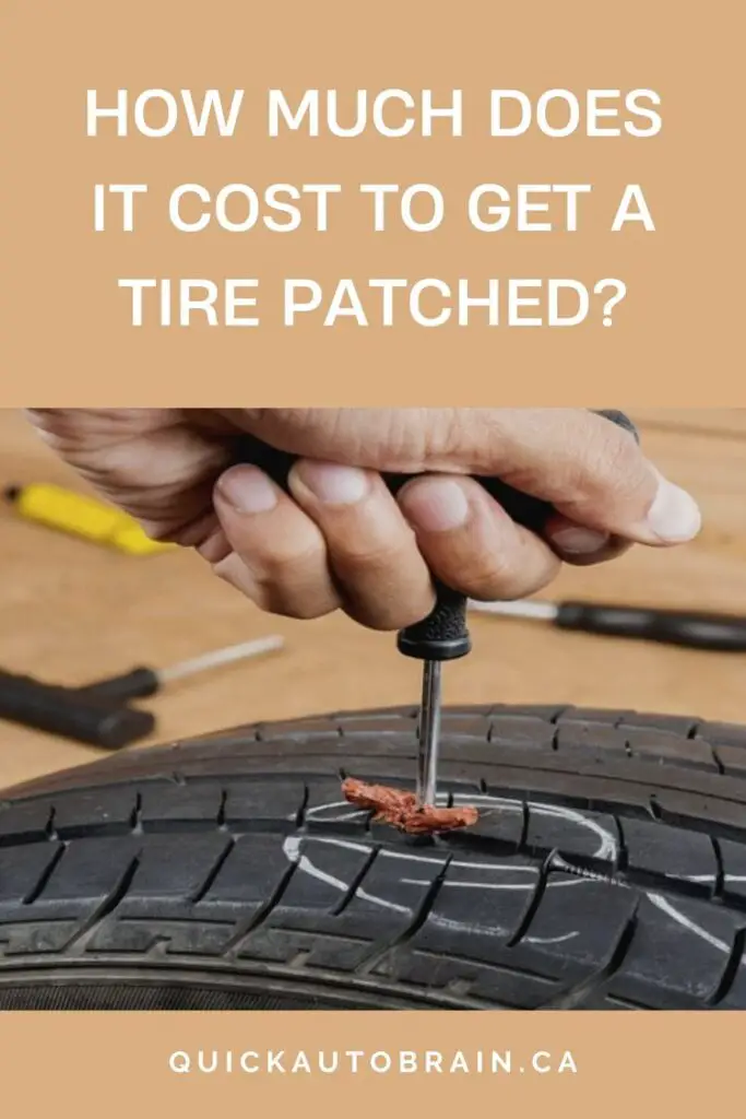 How Much Does It Cost To Get a Tire Patched?